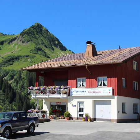 Appartements Garni Drei Wannen Damüls Exterior foto