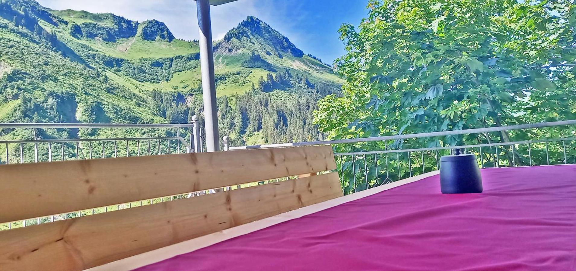 Appartements Garni Drei Wannen Damüls Exterior foto